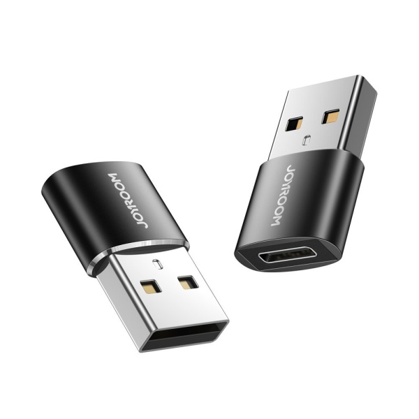 Adaptor Joyroom Adaptor USB Tip C (femă) La USB (mascul) Negru (S-H152 Negru)  S-H152 BLACK
